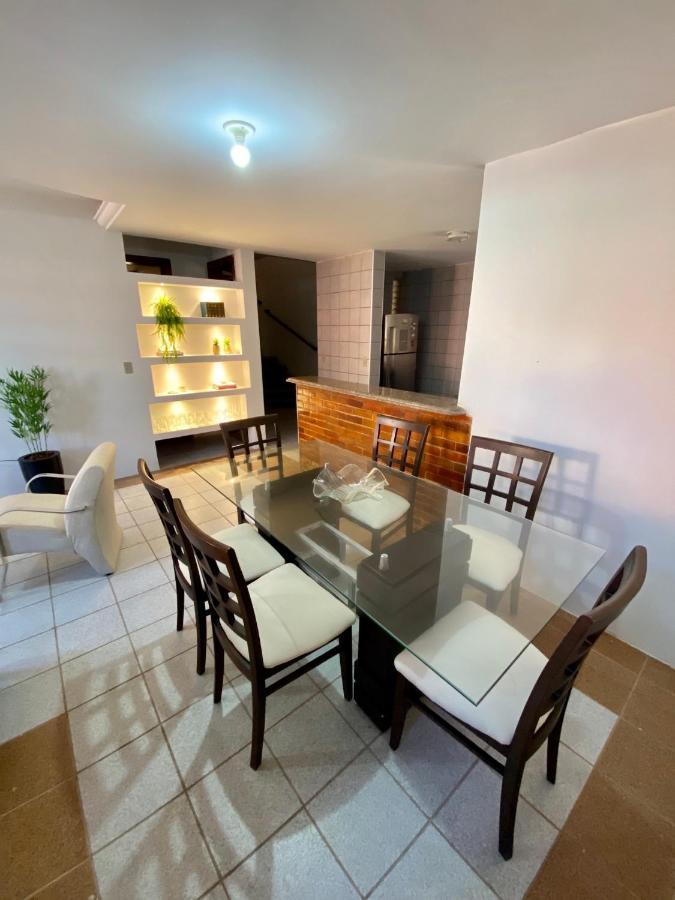 Linda Casa Porto Das Dunas: 4 Suites, Churrasqueira E Piscina Fortaleza  Bagian luar foto